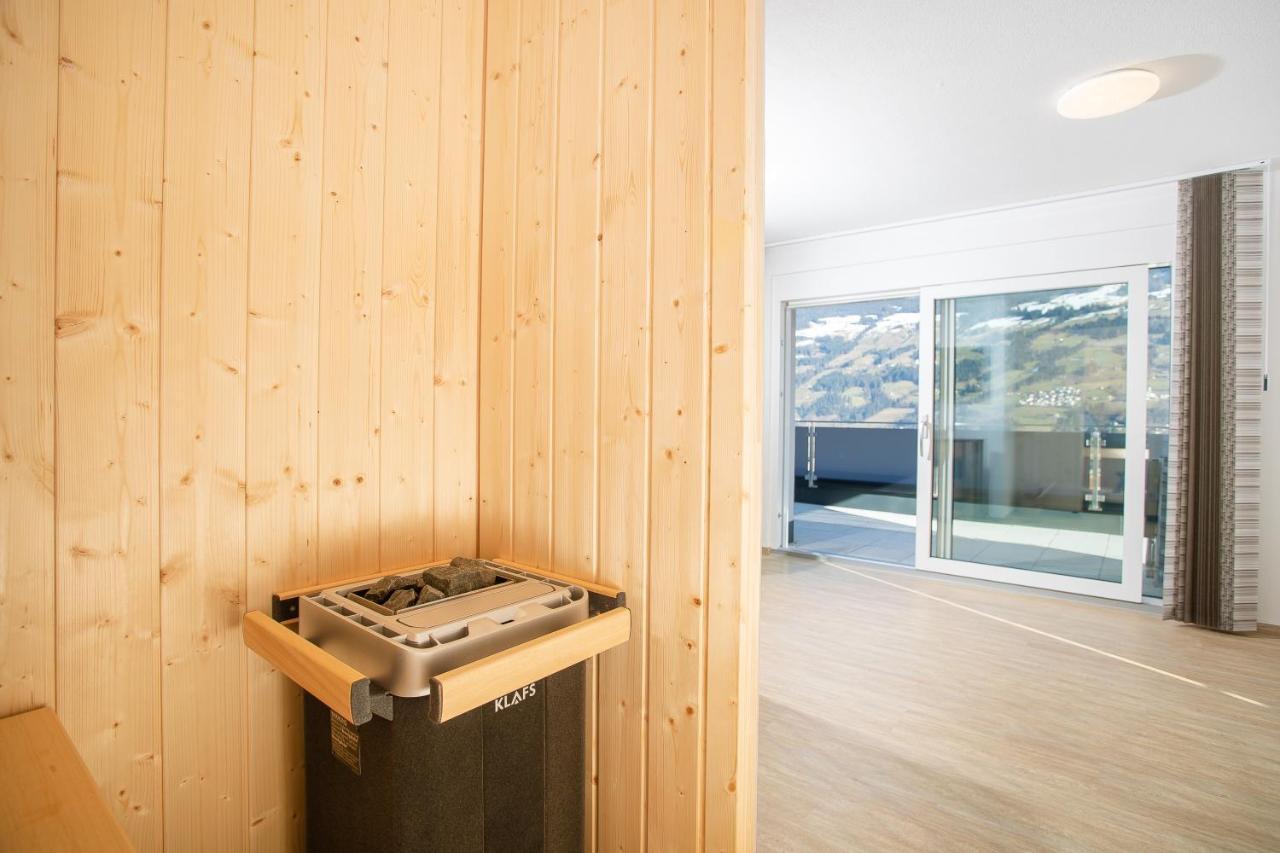 H21 - Modernes Ferienhaus 145Qm, 4Sz, Wellnessbereich Mit Sauna Und Dachterrasse Mit Panoramablick, Kuehlen Und Heizen Mit Geothermie 菲根 外观 照片
